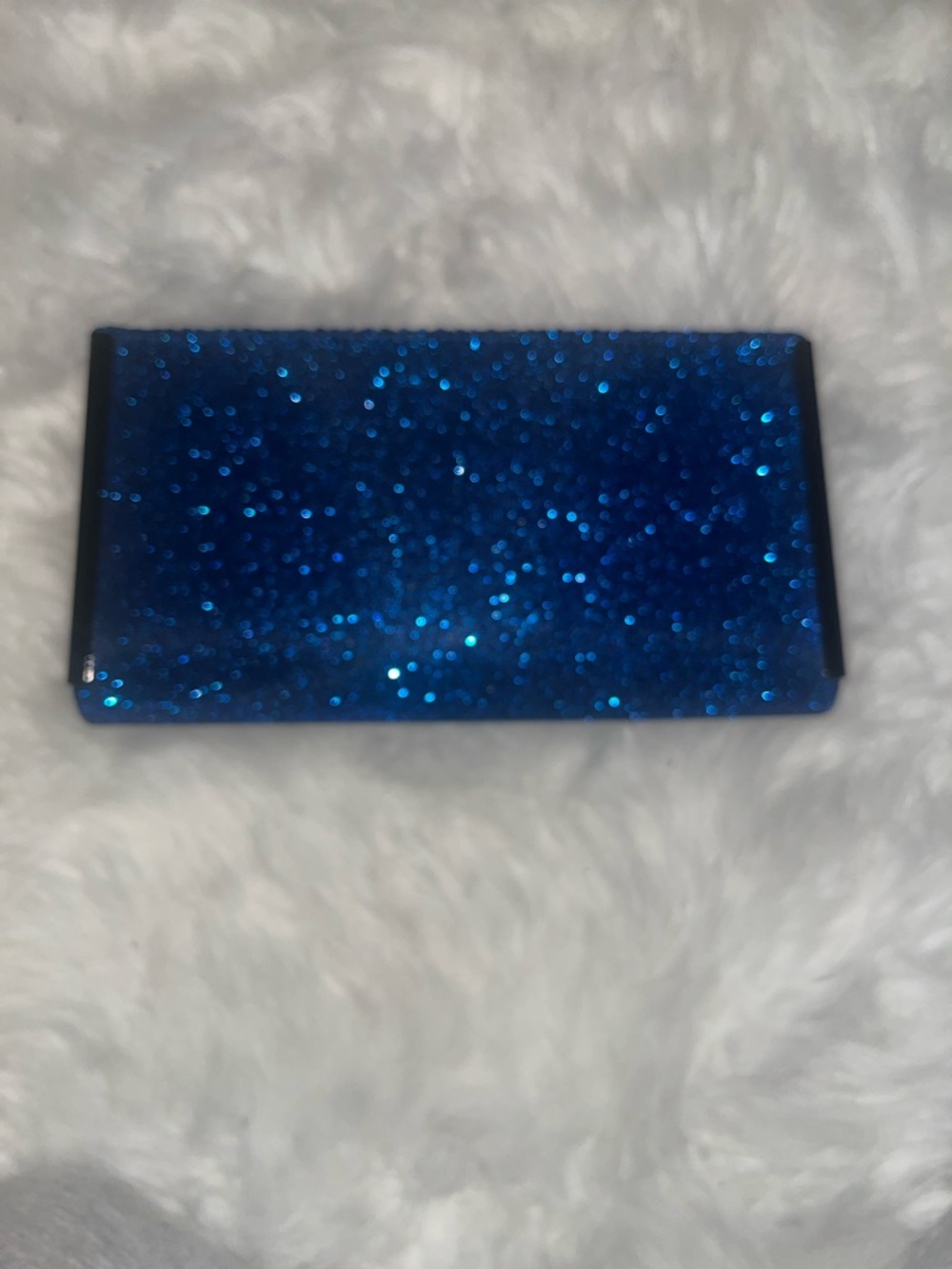 Sparkling Navy Blue Clutch